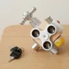 busy cube, wooden busy cube
