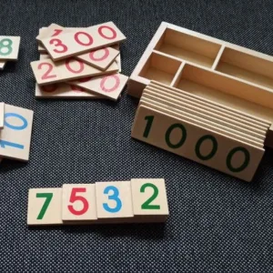 Ricevuto Carte Numeriche di Legno per l'Apprendimento della Matematica dal cliente P****n.