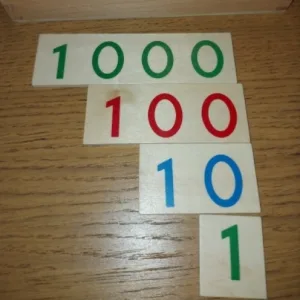 Ricevuto Carte Numeri in Legno per l'Apprendimento della Matematica dal cliente C***y.