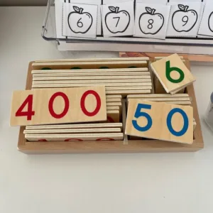 Ricevuto Carta Numeri in Legno per l'apprendimento della matematica dal cliente M***e.