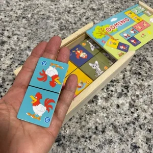 Set di Domino di Animali in Legno ricevuto dal cliente N***q.
