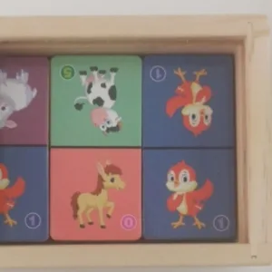 Set di Gioco Domino Animali in Legno ricevuto dal cliente T****y.