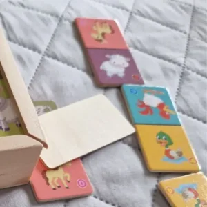 Set di Domino di Animali in Legno ricevuto dal cliente T***y.