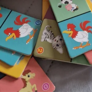 Set di Domino di Animali in Legno ricevuto dal cliente M****z.