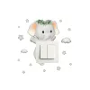 nursery wall decor, switch sticker, wall sticker, wall decal, cute wall decor