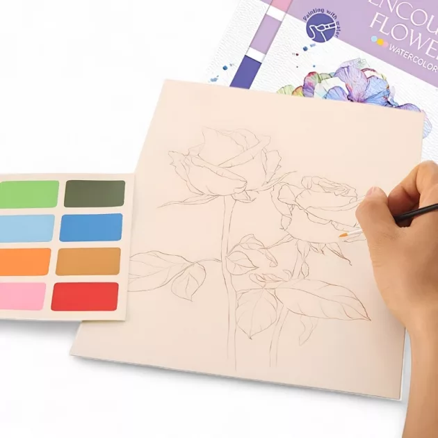 colouring book, painting book