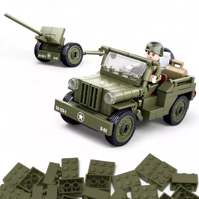 Auto Militare Giocattolo Blocchi da Costruzione