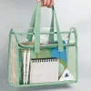transparent file folder, clear file folder, portable file tote, clear pocket folders