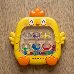 magnetic maze toy, magnetic maze puzzle, magnet color and counting maze