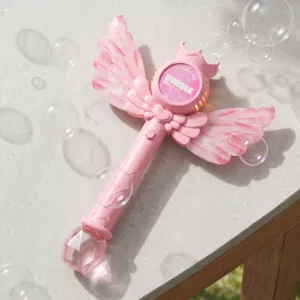 light up bubble wand, bubble blower wand, princess bubble wand
