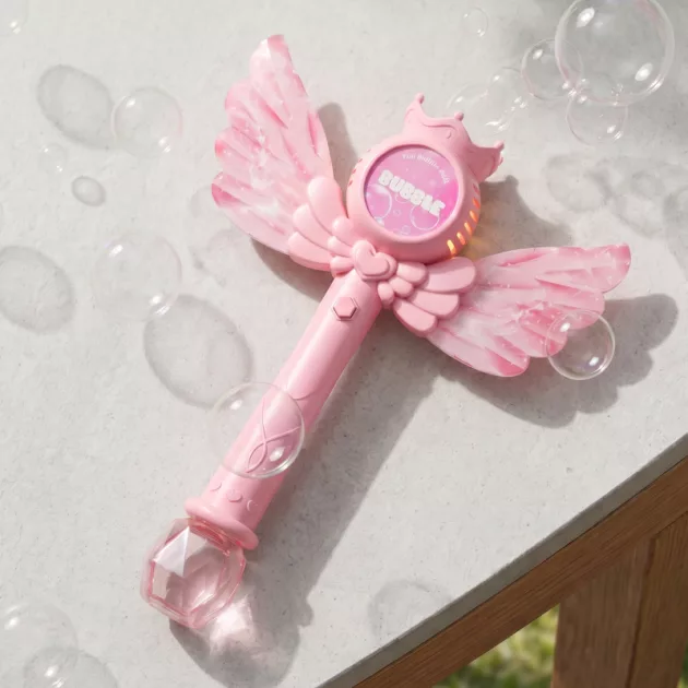 light up bubble wand, bubble blower wand, princess bubble wand