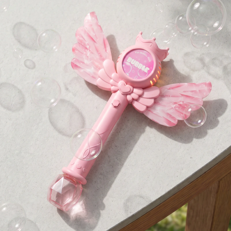 light up bubble wand, bubble blower wand, princess bubble wand