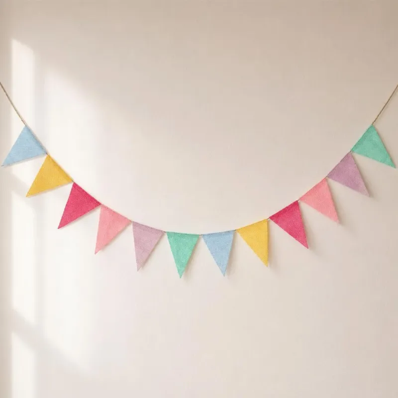 birthday flags, hang flags birthday, pennant banner