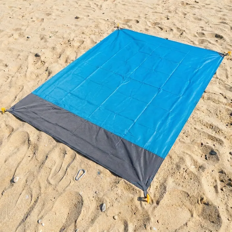 Coperta da Spiaggia Impermeabile Tappetino da Picnic con Sacca a Coulisse