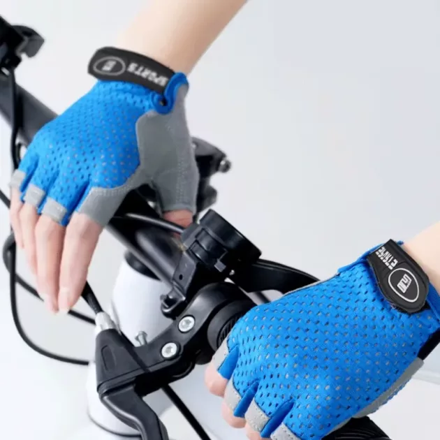 fingerless padded cycling gloves, fingerless padded cycling gloves, breathable cycling gloves