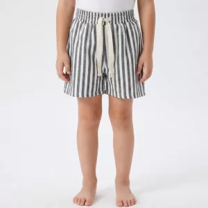 Pantaloncini estivi a righe in cotone per bambini