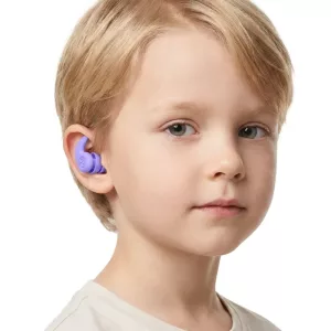 Tappi per le orecchie da nuoto ergonomici in silicone morbido per bambini