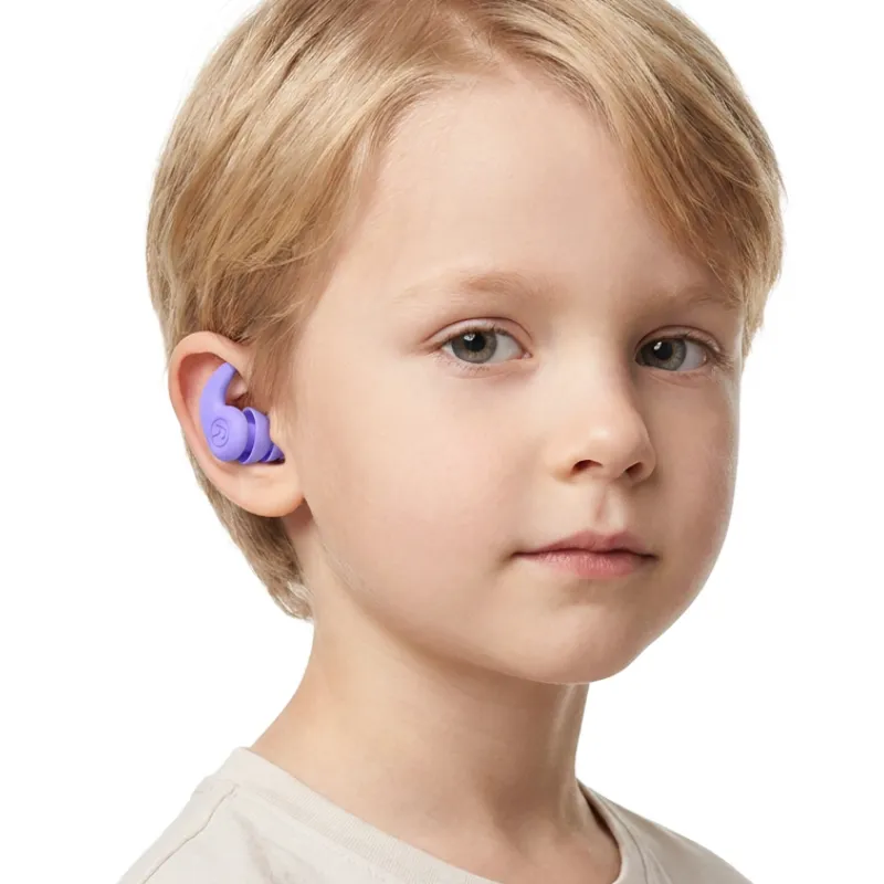 Tappi per le orecchie da nuoto ergonomici in silicone morbido per bambini