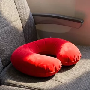 Cuscino da viaggio gonfiabile con supporto per il collo