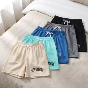 5 shorts sportivi ad asciugatura rapida per bambini