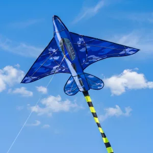 Aquilone a Forma di Aereo a Filo Singolo con Maniglia per Bambini