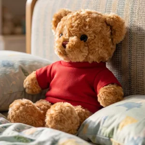 Simpatico orsetto di peluche adorabile animale imbottito con maglione