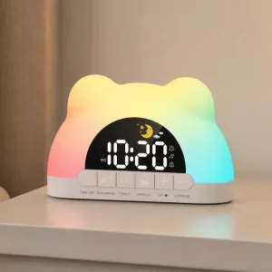 Sveglia con luce naturale colorata effetto alba e suoni