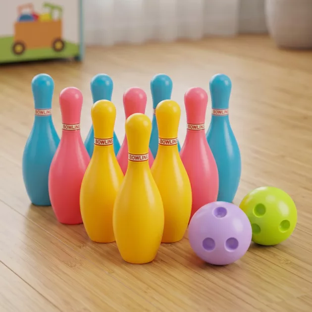mini bowling set, indoor bowling set
