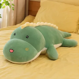 Grande peluche giocattolo a forma di dinosauro carino per bambini