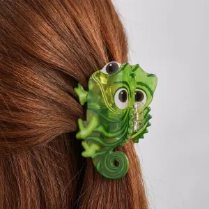 Simpatico fermaglio per capelli a forma di dinosauro in acrilico per bambini