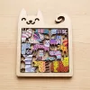 wooden cat puzzle