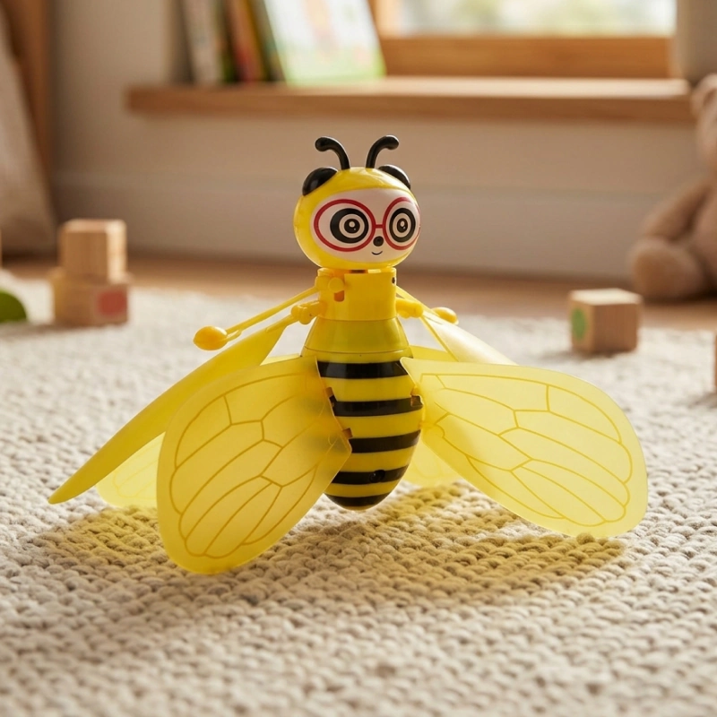 Giocattolo ape volante USB con sensore manuale per bambini