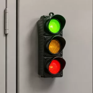 Piccolo giocattolo magnetico elettrico a semaforo decorativo per armadietto scolastico