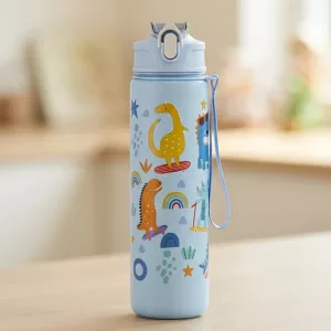 Borraccia Carina con Cannuccia da 750 ml per Bambini