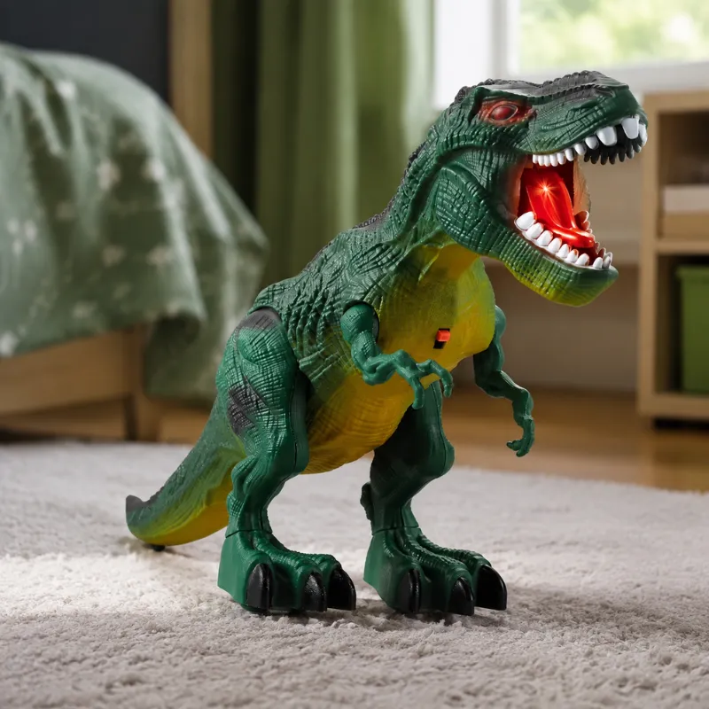 Giocattolo elettronico dinosauro camminante per bambini