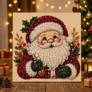 Kit artistico natalizio fai da te con perle diamantate per bambini
