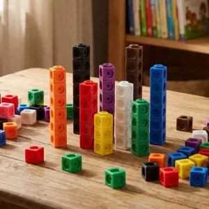 100 blocchi cubo magnetici colorati per matematica per bambini